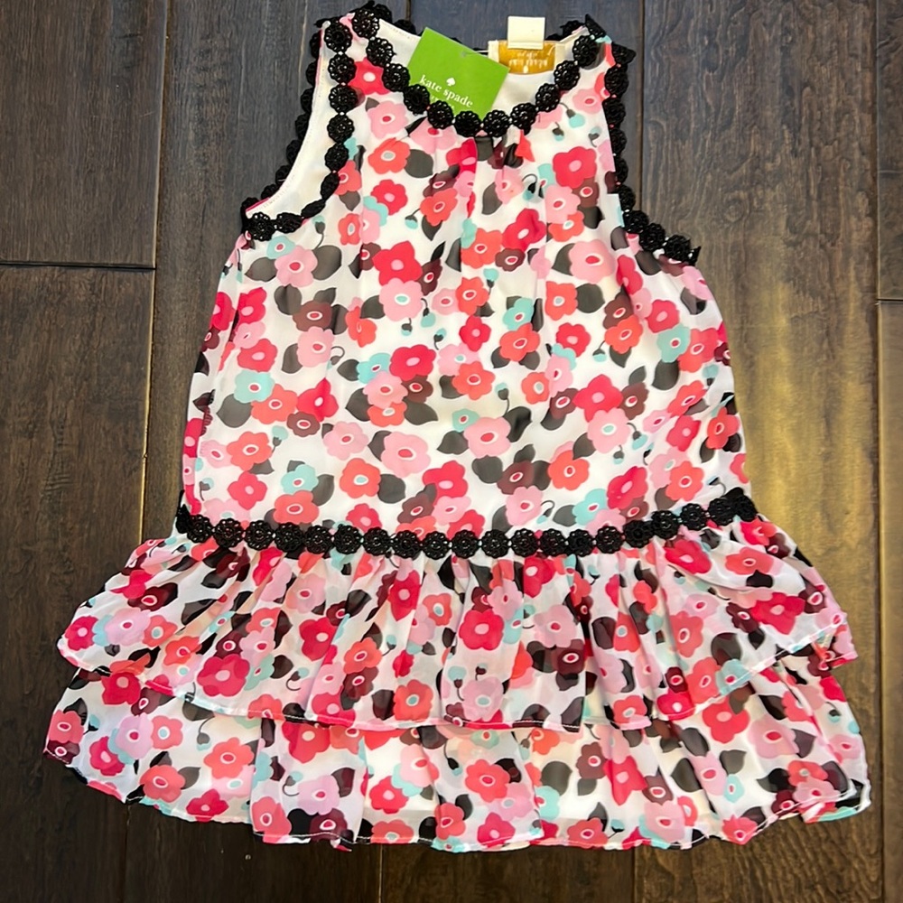 NWT Kate Spade Toddler Girls Blooming Floral Dress!